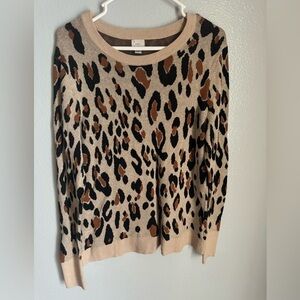 A New Day Animal Print Sweater XXL
